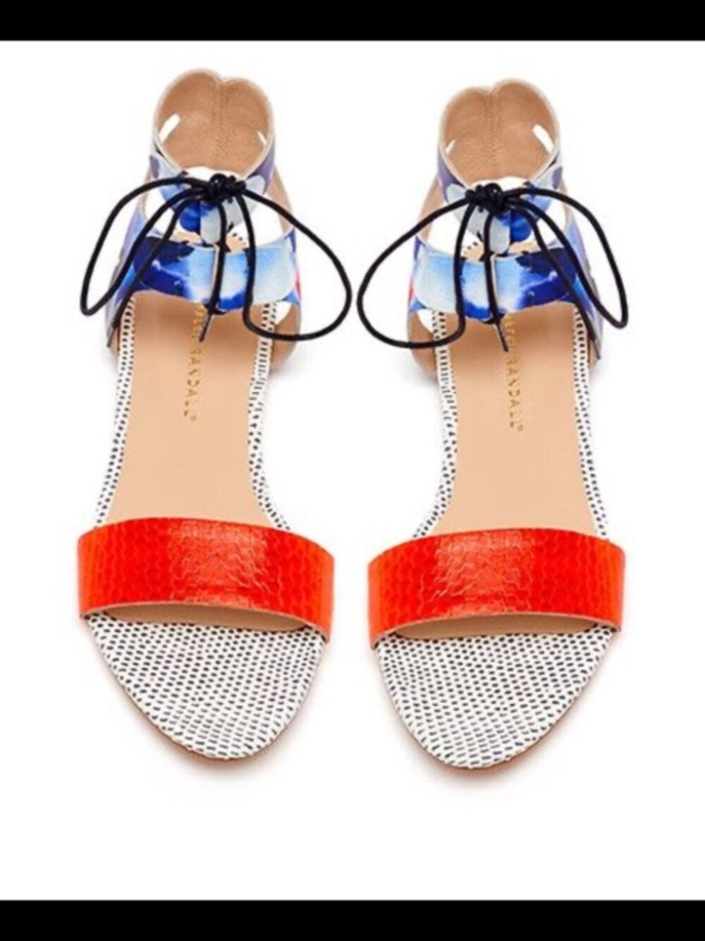 Loeffler Randall Alexa Ankle Tie Sandall